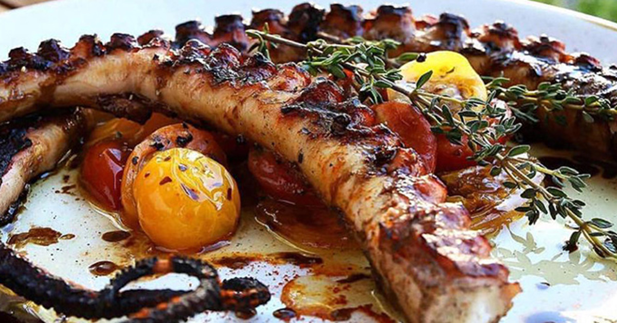 Chargrilled Octopus | South Melbourne Market
