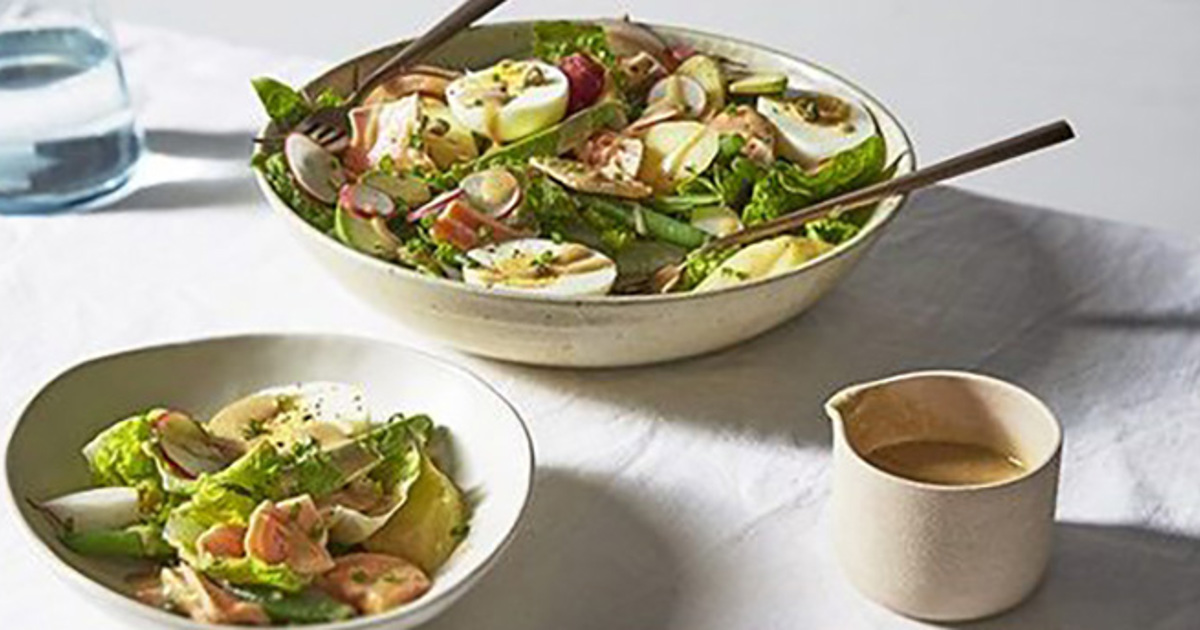 Poached Salmon Salad | South Melbourne Market