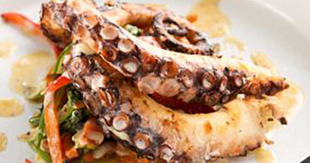 Octopus With Raspberry-Balsamic Cream | South Melbourne Market