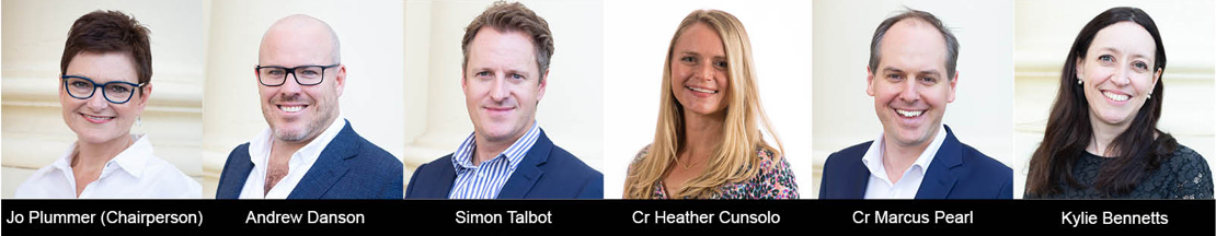 Photo collage of the South Melbourne Market Committee members