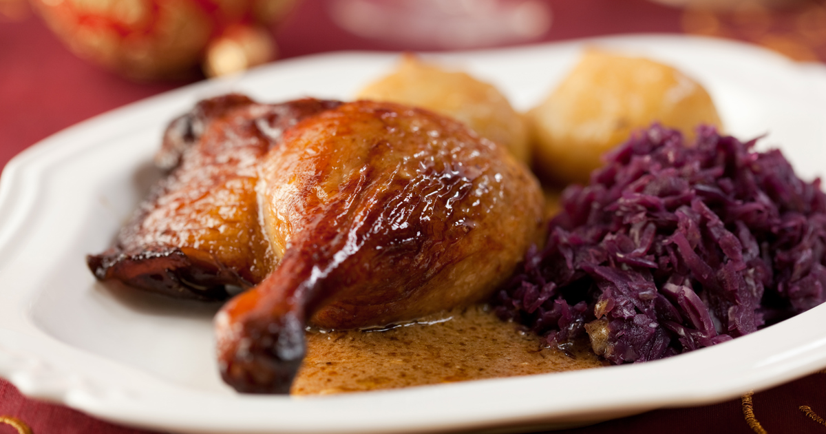 Roast Duck with Cabbage and Potatoes | South Melbourne Market