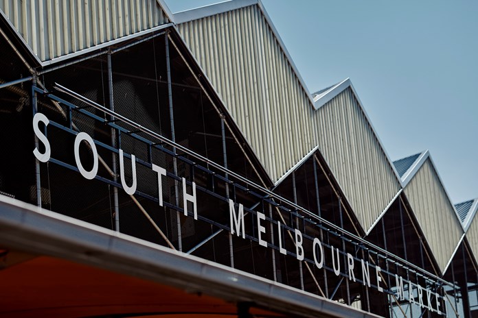 South Melbourne Market sign