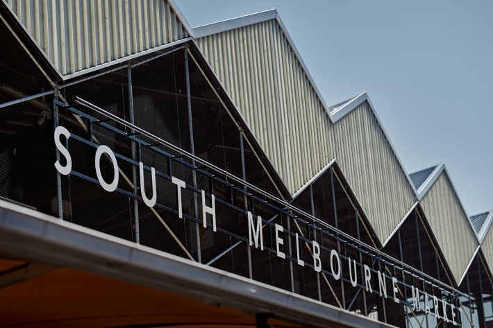South Melbourne Market sign